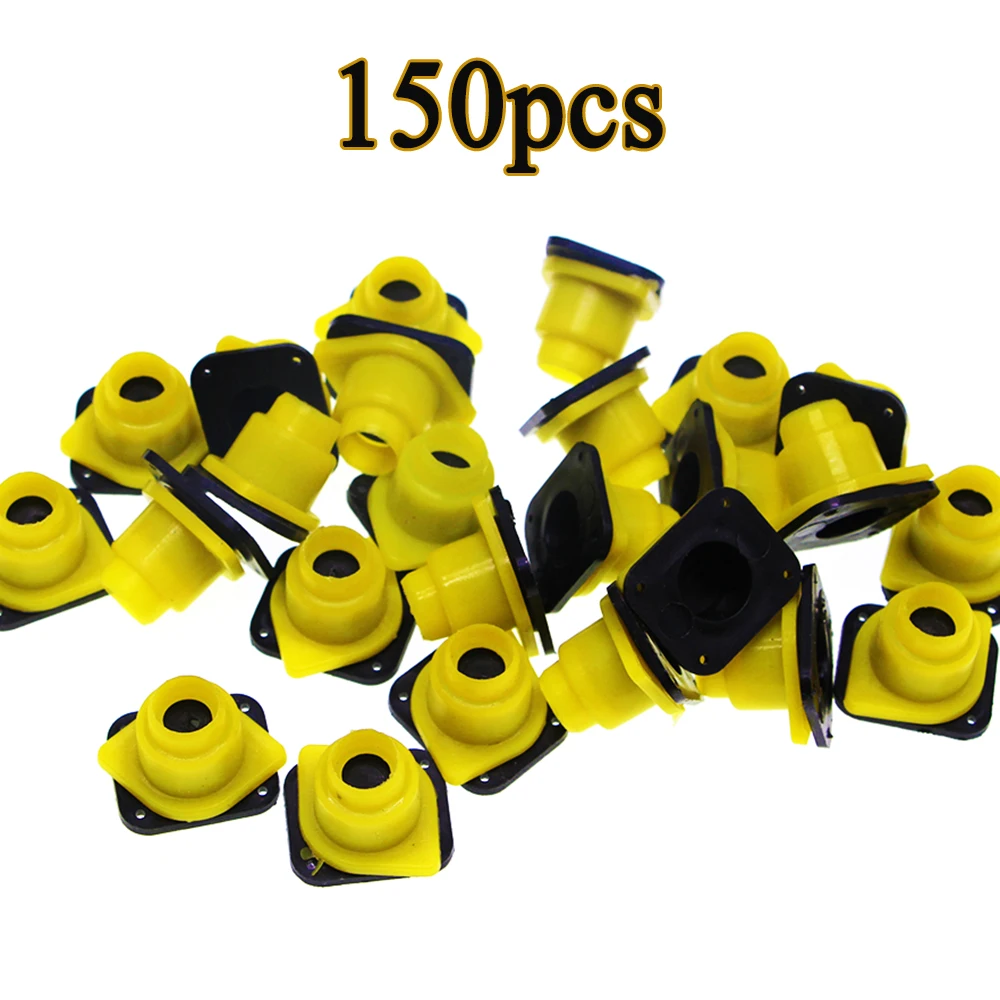 

150PCS Plastic Artifical Queen Nicot Rearing Breeding Larva Cell Cup Holder Fixture Block Bracket Fixting With Hole Bee Tools