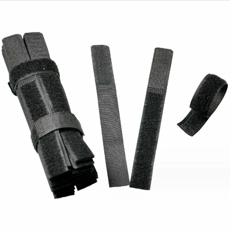 Bobinador de cables de nailon, organizador de cables, soporte para auriculares, Protector de cables de ratón, correas de bridas, 100 piezas