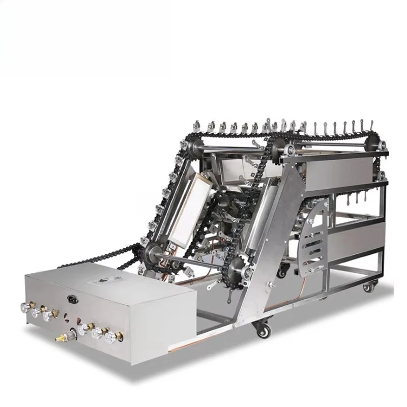 Automatic Yakitori Grill Machine Barbecue Kebab Skewer Machine Chain Type Grill Machine