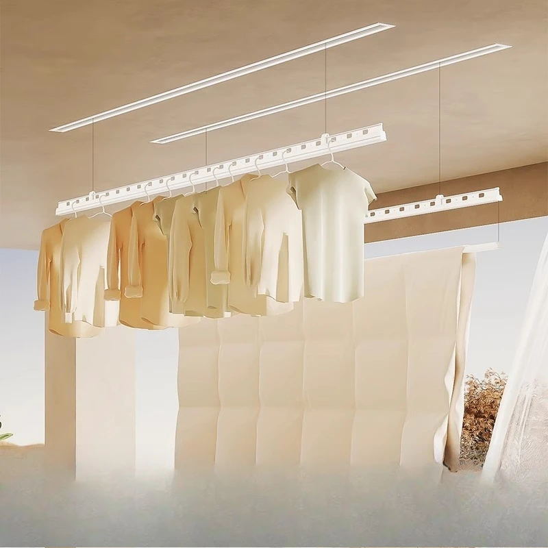 

Invisible electric clothes drying rack, hidden embedded small balcony, Mi Zhikong home automatic lifting and lowering clothes