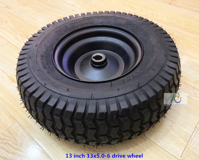 

13 Inch 13x5.0-6 Air Tire Drive Wheel for wheelchair robot motors phub-13vf