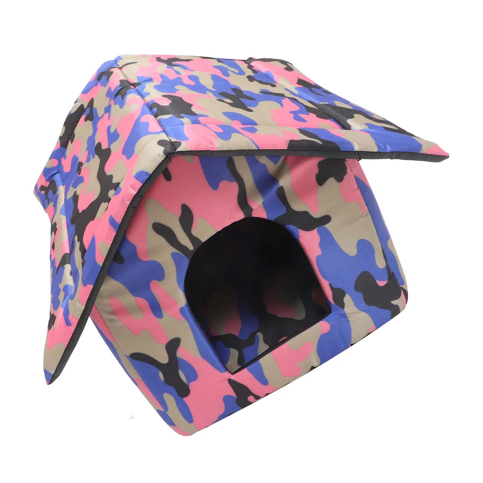 

Outdoor Cat Shelter Pet Sleeping Place Weatherproof House Nest Decorative Kitten Cloth Small Dog