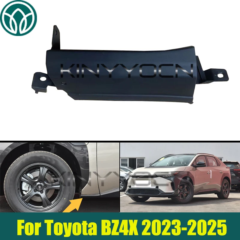 

Exterior Front Fender Molding Cap For Toyota BZ4X 2023 2024 2025 Front Fender Apron Corner Trim Cover
