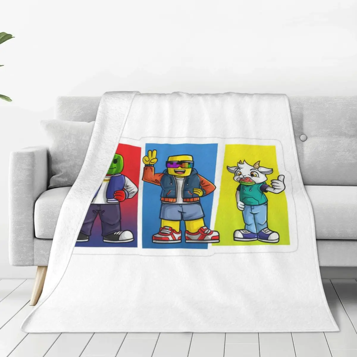 Sunny And Melon Blankets Soft Warm Flannel Throw Blanket Bedspread for Bed Living room Picnic Travel Home Sofa