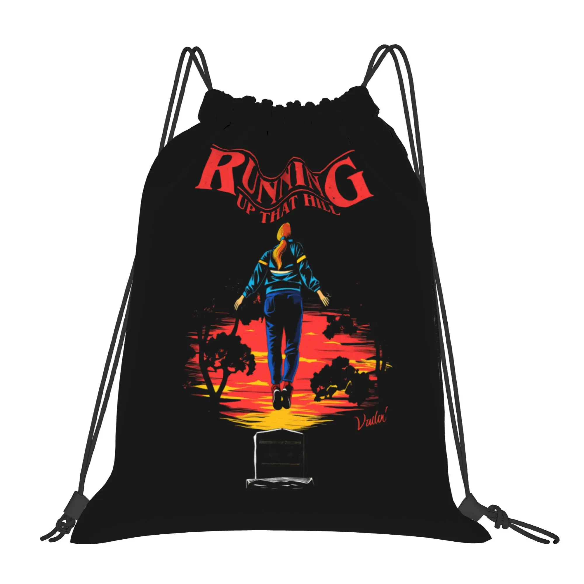 Drawstring Bag American TV Series Backpack Eddie Munson The Demogorgon Lightweight Lightweight School Gym Sackpack String Bags