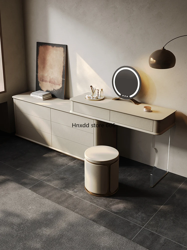 Commode de luxe en marbre naturel, commode intégrée