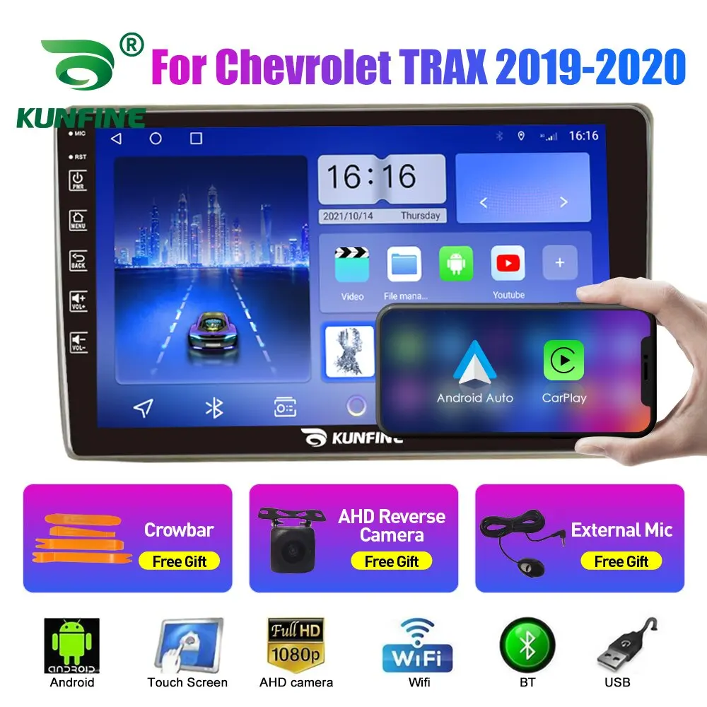 2Din Android Car Radio For Chevrolet TRAX 19-20 Multimedia Video Player GPS Navigation Stereo Audio Head Unit Carplay 4G Wifi BT