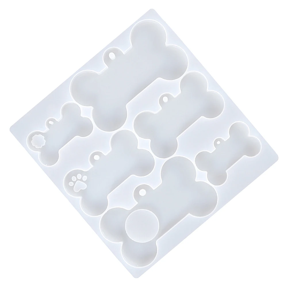 

Shaped Crystal Epoxy Mold Bones Resin Small Craft Silicone Molds Pendant Casting