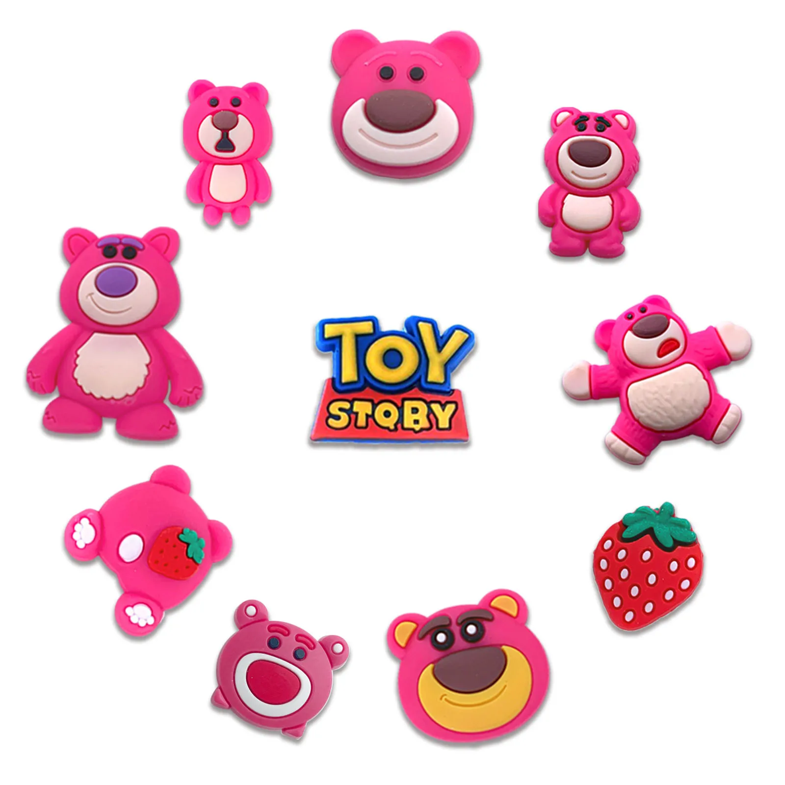 10 قطعة سلسلة مينيسو ديزني الأحذية السحر للأحذية مفتاح سلسلة الصنادل أكياس الشاطئ ، بولي كلوريد الفينيل لتقوم بها بنفسك زينة الأحذية اكسسوارات الأحذية دبوس