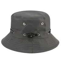 Stringed Bucket Hat Panama Breathable Sun Protection Fisherman Hat For Men Women Girls Summer Travel Sports Hiking Beach Bob Hat
