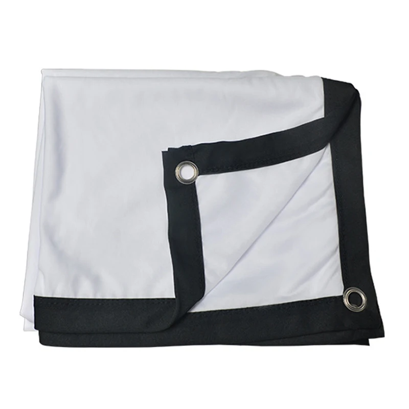 Simplify Your Setup Process with This User Friendly Double Sided Portable Projector Screen Ideal for Home Theater Use