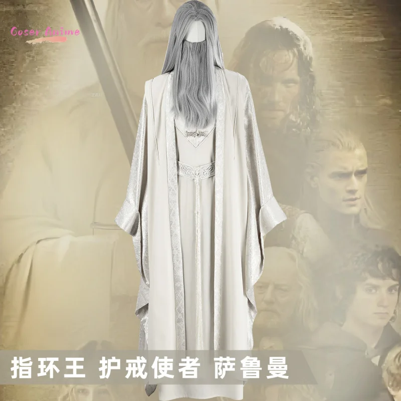 

Костюм для косплея «Властелин колец» Сараман, униформа на Хэллоуин, карнавал, вечеринку, Рождество, ролевая одежда, одежда