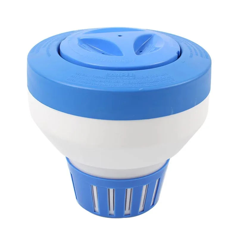 

Floating swimming pool chlorine dispenser