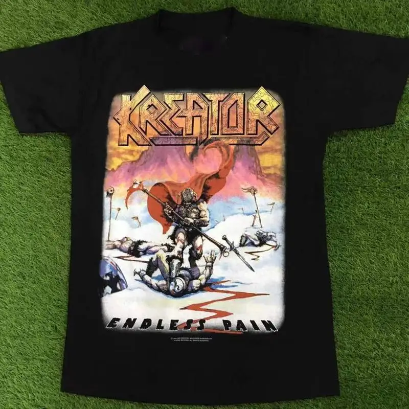 

Kreator Endless Pain, сделано в Испании, хлопковая рубашка премиум-класса для рок-группы EA0414