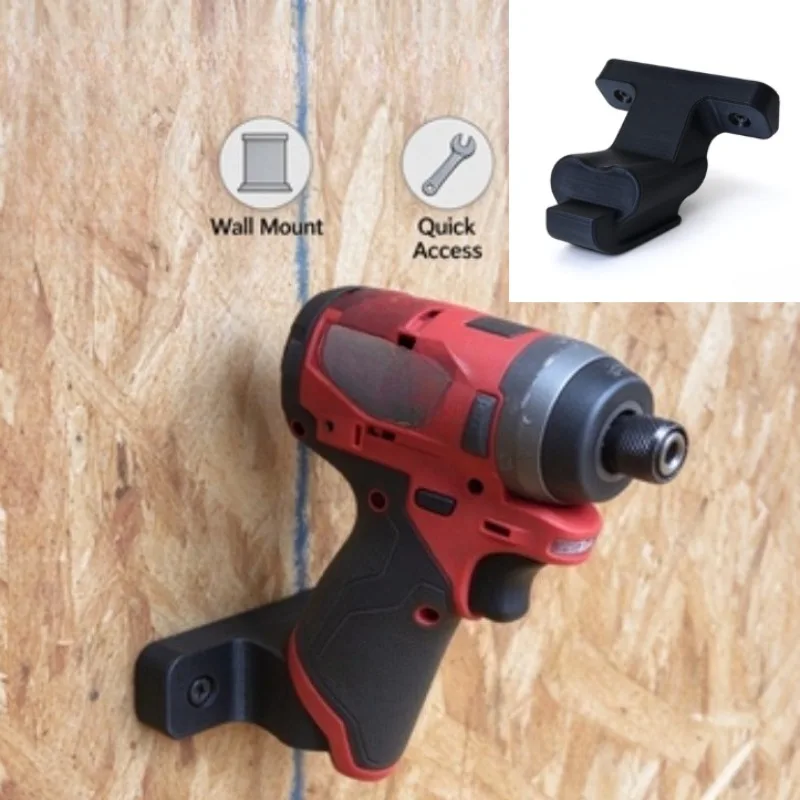 Wall Mount Tool Hanger Cordless Drill Holder Tool Hanger Save Space Supporting Frame Garage Storage Hook Power Tools Accessories