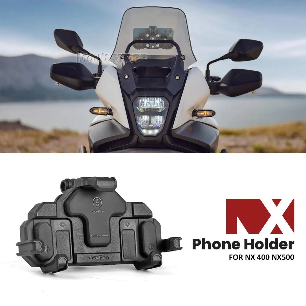 Motorcycle GPS Phone Holder Stand nx500 nx400 Navigation Stand Shock Absorber Phone Stand For Honda NX400 NX500 2024