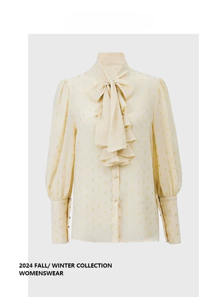 

Forever 2 Caramel Milk Sle Floral irt Sa Spring Design Top Long Sve Women's plus Size Pear ape Body Fit Blouse