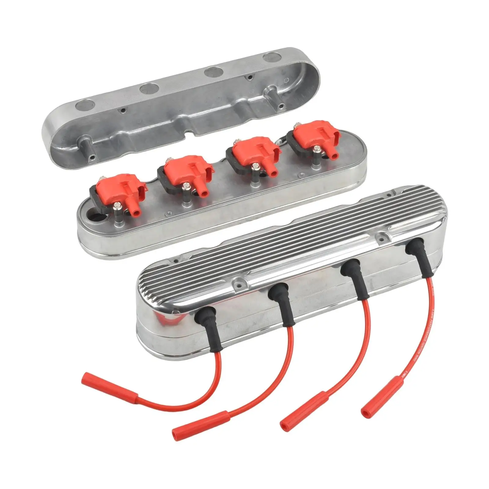 

Cover for GM LS, polished, with high voltage wire and ignition coil MT039002 (Ban sale on) (No support for