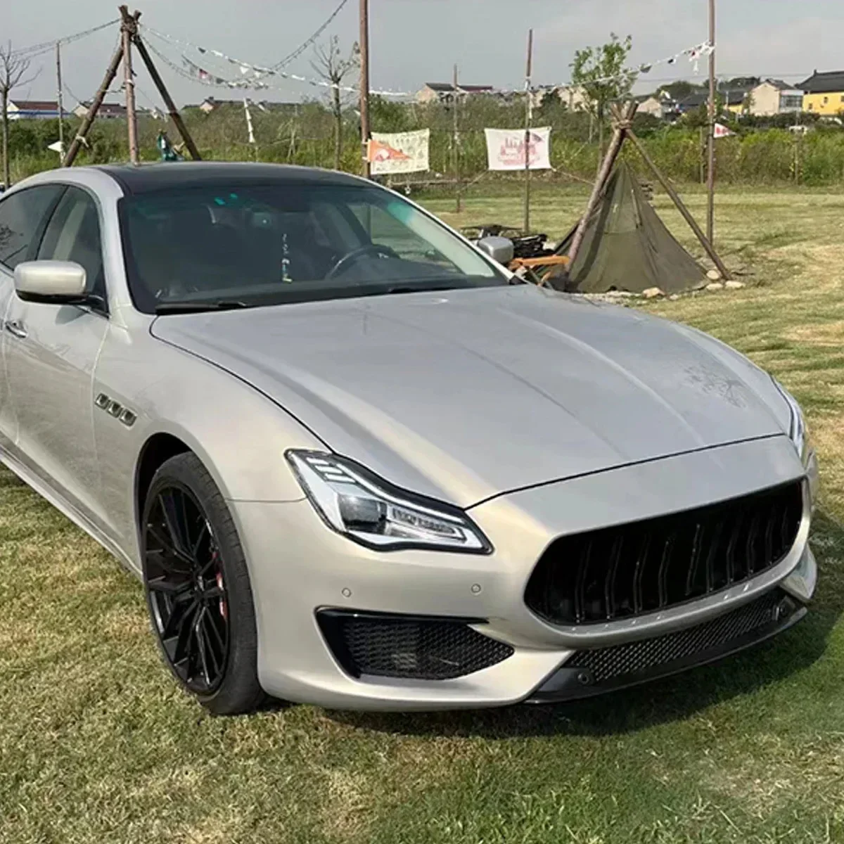 

Car For Maserati Quattroporte Upgrade to Trofeo Kits Body Kits Front Rear Bumper Lip Grill Back Spoiler Headlamp Tail Lights