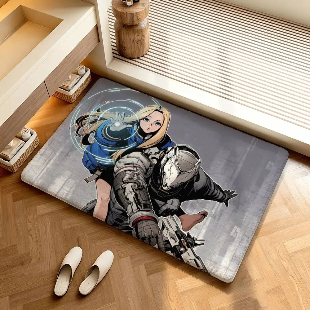 cool game Diana P-ragmata Hugh Shower Room Absorbent Small Floor Mat Soft Comfortable Decorative Foot Mat
