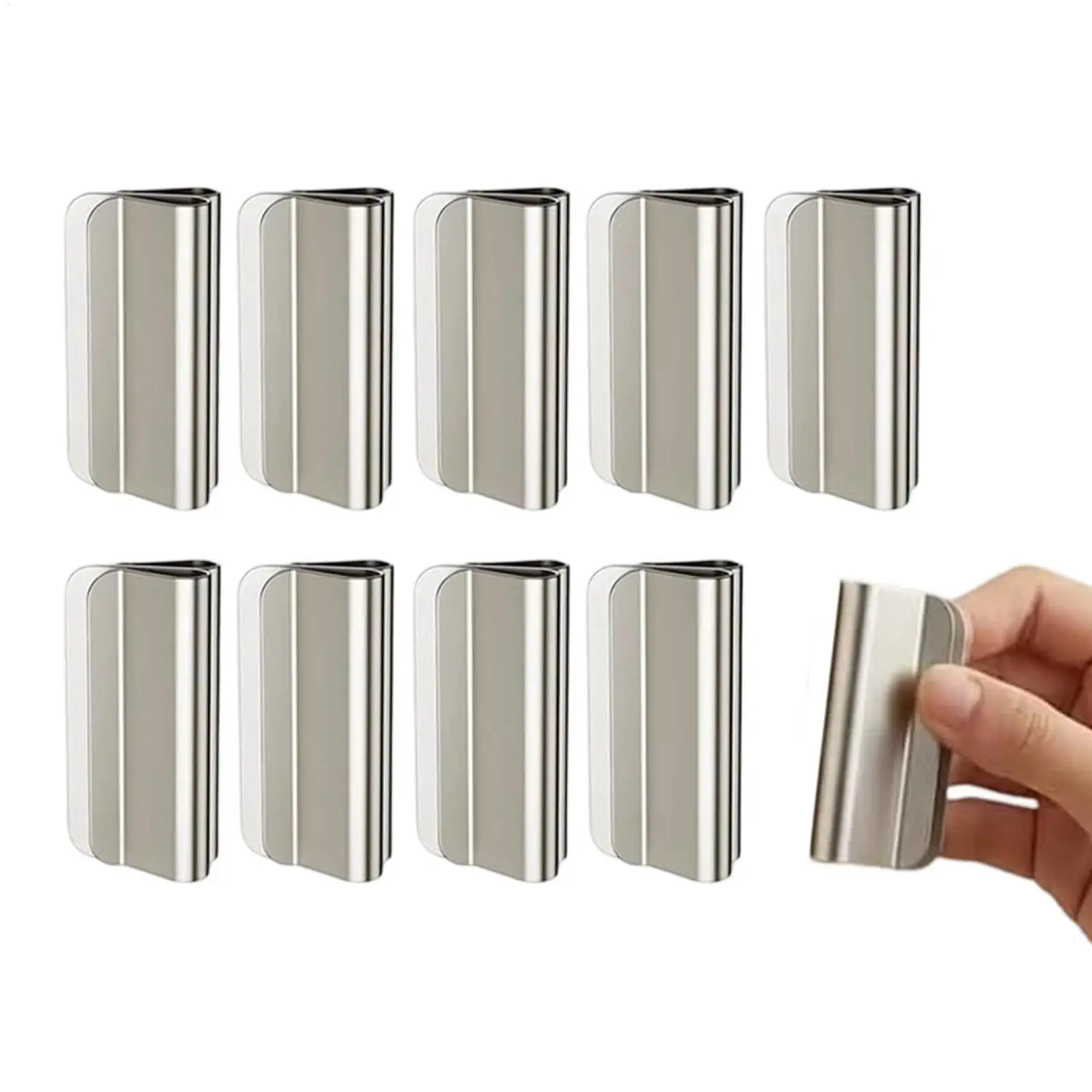 10 Pairs Curtains Magnets Closure Privacy Protection Patio Drapery Magnetic Clips for Homeowner Renter Resident Bedroom Living