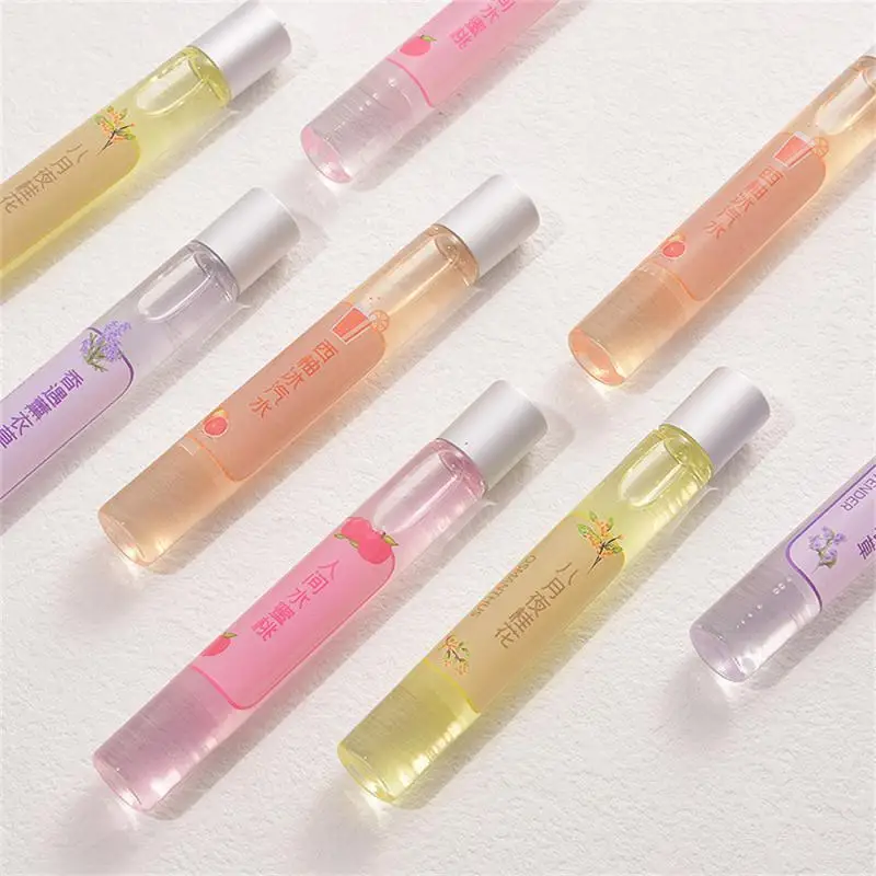 2/1pcs 12ml Roll-on Perfume Womens Long-lasting Light Fragrance Peach Deodorant Fresh For School Girl