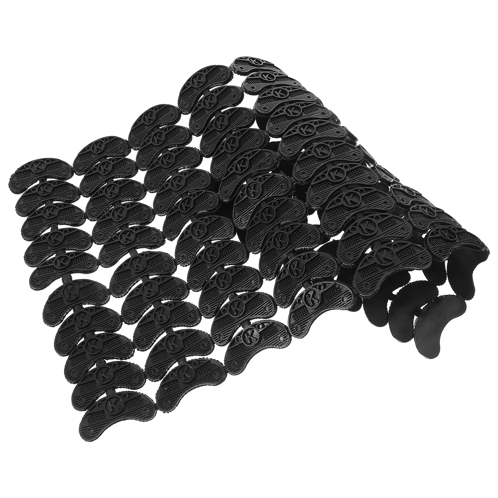 

40 Pairs Sole Repair Pads Black Large Size AntiSlip Heel Protectors Rubber Shoe Bottom Treads NonSlip Sole Material Durability