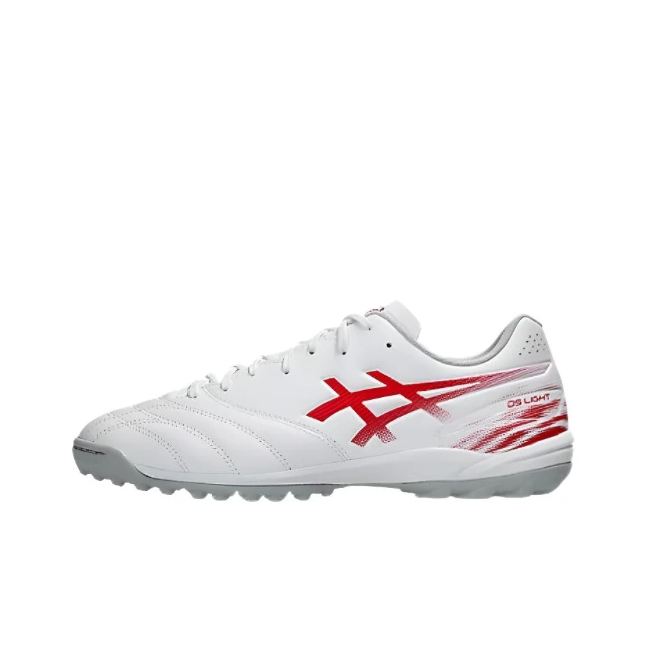 ASICS Ds Light Club Soccer Shoes Men's Low Top White/Speed Red 1103A123-102