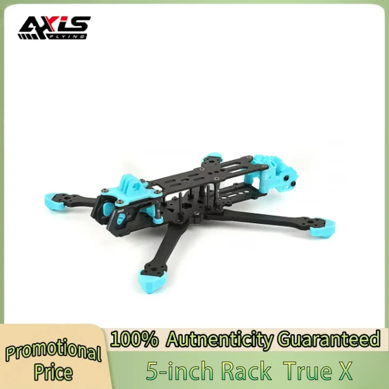 

Axisflying MANTA V2 5 inch Carbon Fiber True X Frame Kits 238mm Wheelbase 5mm Arm Thickness for RC FPV 5inch Freestyle Drone
