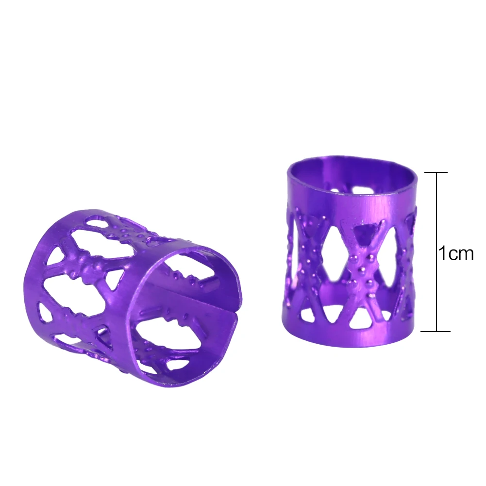 /Bag New Colorful Hair Braiding Beads Rings Cuff Styling Decoration Tools 7 Colors Hair Braiding Beads Hair Braid Rings