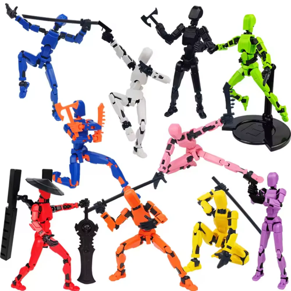 

Multi-Jointed Movable Shapeshift Robot Magnetic Attraction 3D Printed Mannequin Dummy 13 Action Figures Toys For Children Adult
