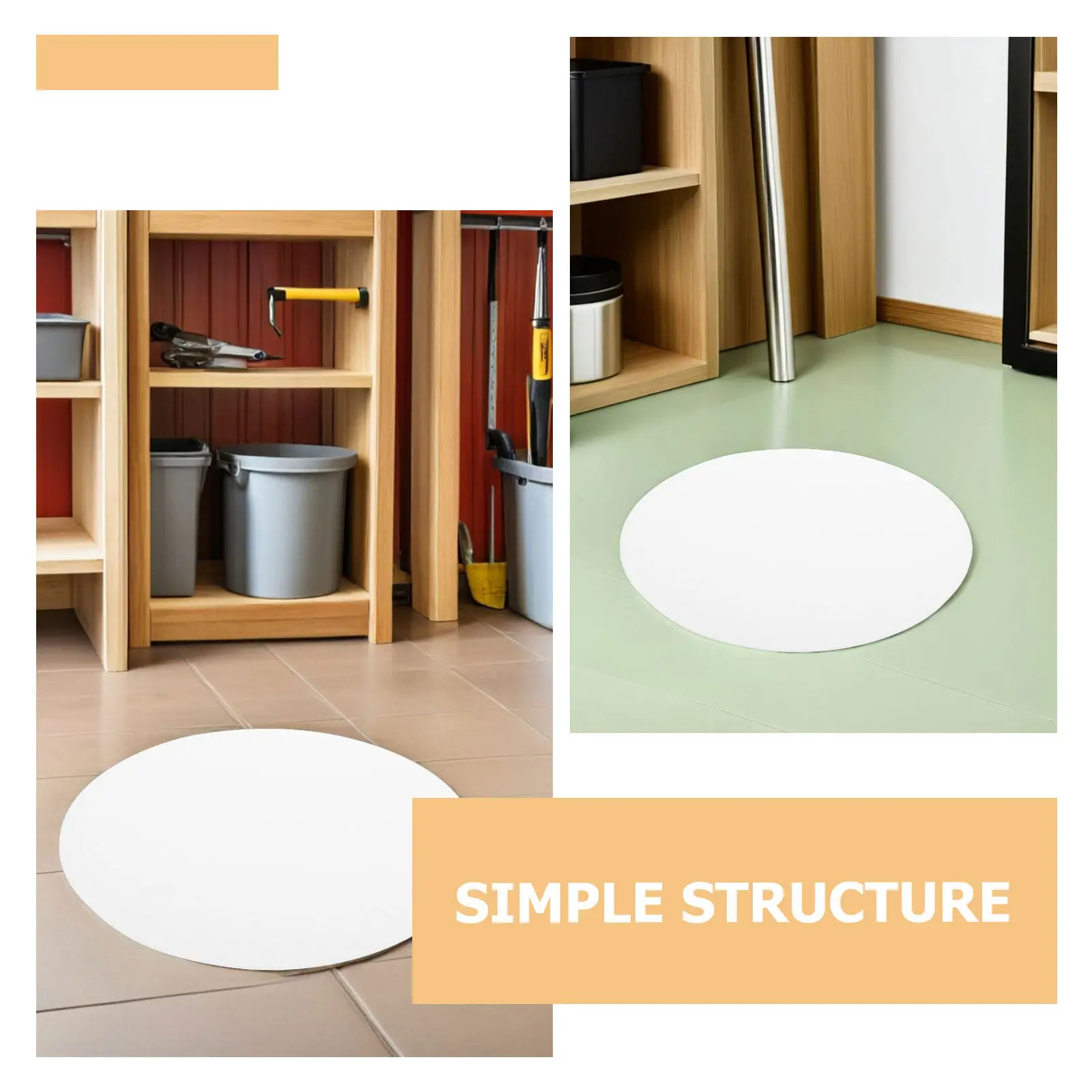 White Round Acrylic Light Diffuser 37Cm Ceiling Lamp Shade Diffuser Smooth Light Output Low Eye Strain LED Fixture Compatible
