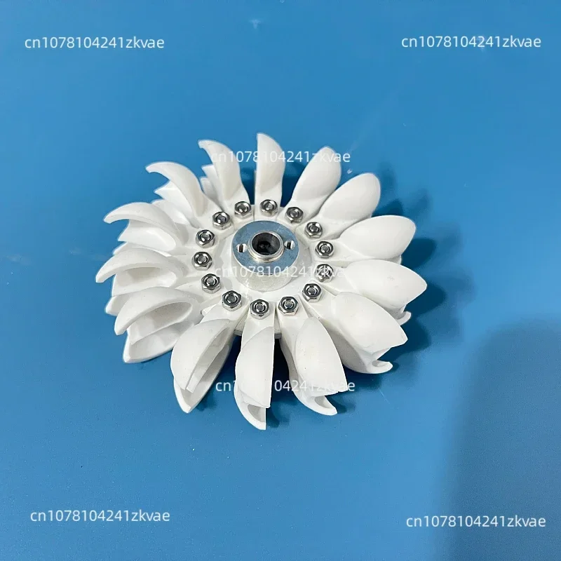 

Impeller Impact Water Wheel Bucket Disk DIY Hydro Generator efficiency