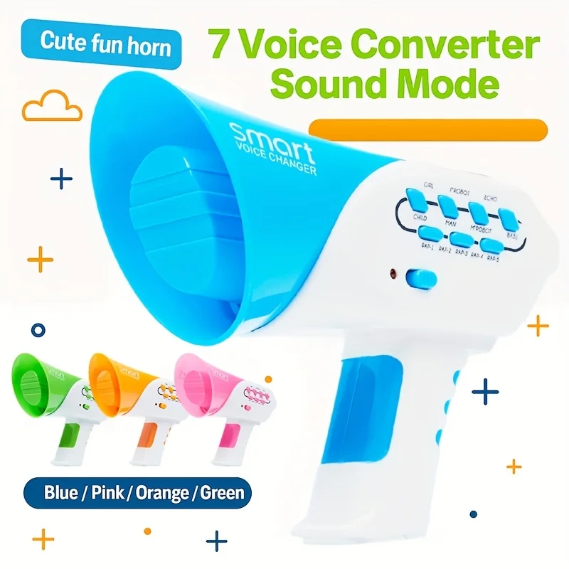 

Детская игрушка для изменения голоса — портативный динамик с 7 звуковыми эффектами и 5 ритмами своими руками | Идеально подходит для вечеринок по случаю дня рождения, розыгрыш