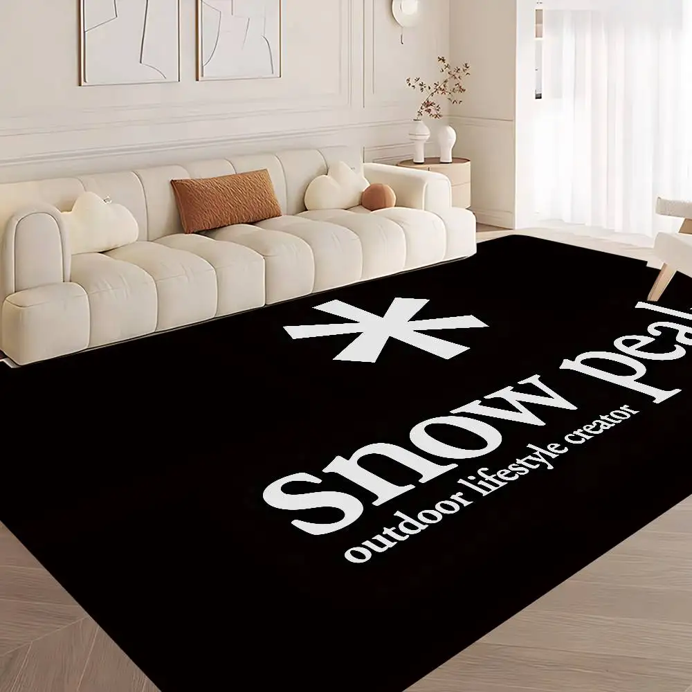Alfombra de Cocina S-Snow Cool Super P-Peak, Antideslizante, Moderna, para Sala de Estar, Balcón, Decoración Moderna para el Hogar