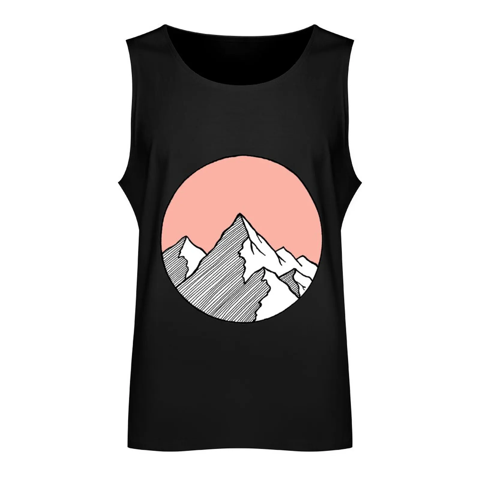 Mountains Sketch Tank Top vests for men Body man