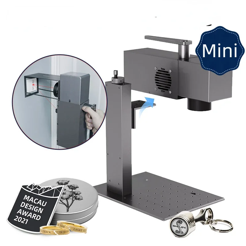 M2 Fiber Laser Marking Machine 10W Portable Small Stall Metal Plastic Handheld Engraving Machine