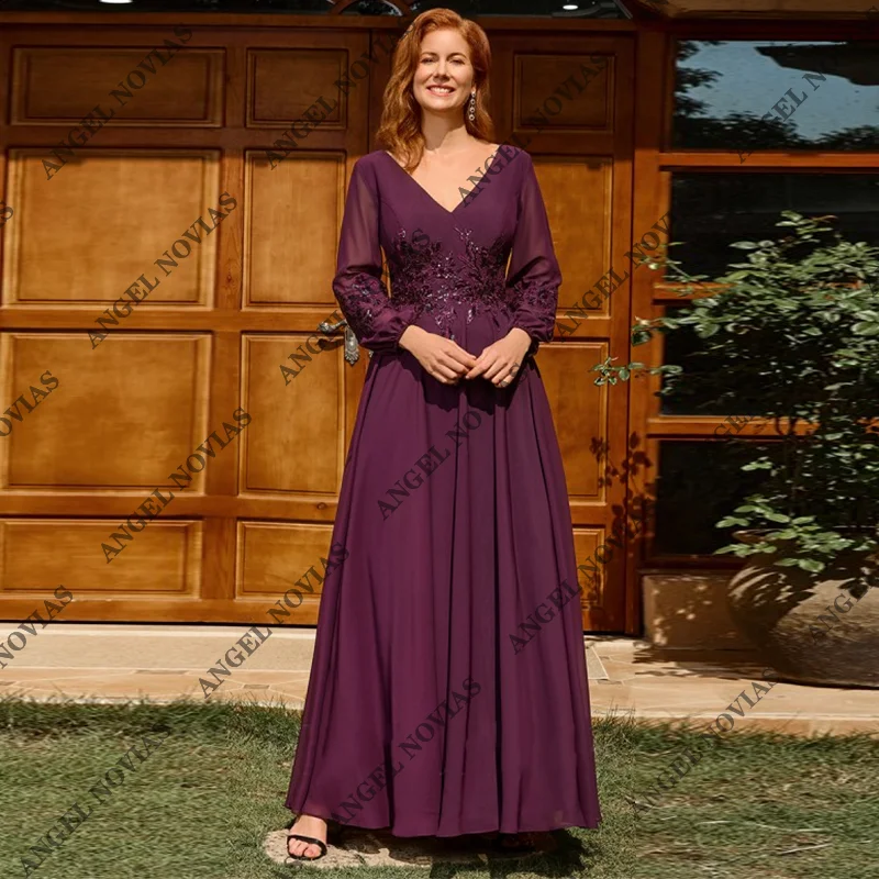 

Customized Long Sleeves Arabic Muslim Mother of the Bride Dress 2025 with Short Sleeves Robes Invitee Mariage