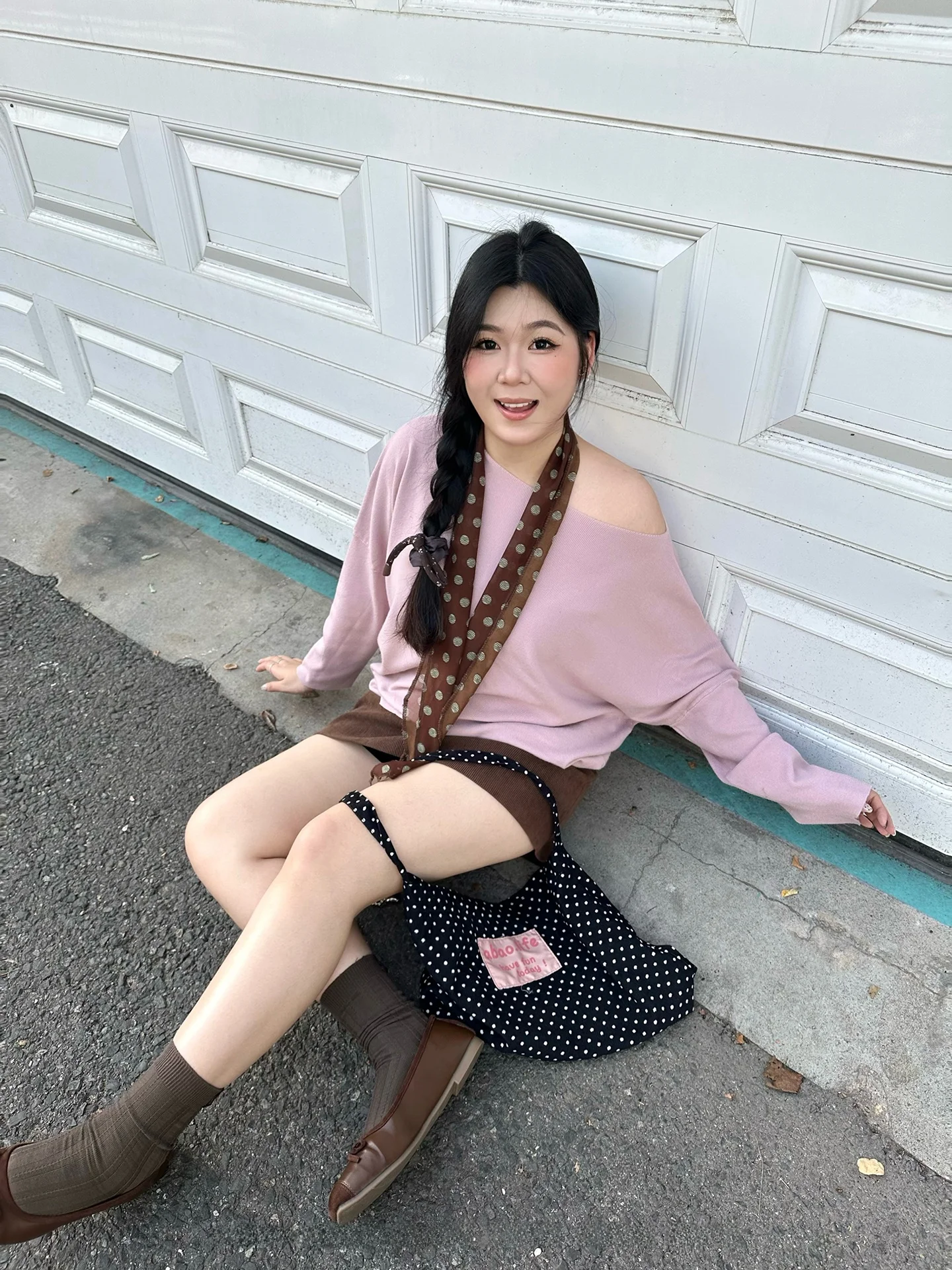 

NINI ONE Корейский вязаный свитер с длинными рукавами, универсальный, свободного кроя, с открытыми плечами, повседневный, больших размеров, женский топ