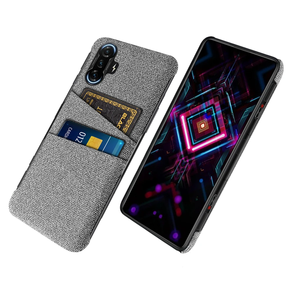 Xiaomi Redmi K40 Gaming Edition Case Cover, Dual Card Fabric Cloth, Luxury Cover, 6.67 \