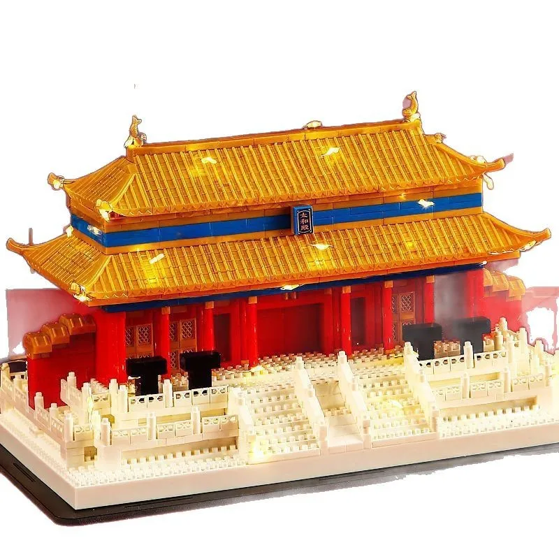 

Millennium Falcon corner building compatible building block tenon and mortise structure building Guochao adult difficult boy