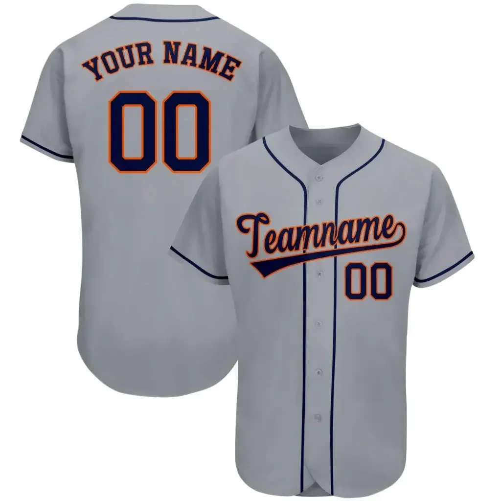 Professional Custom Baseball Jersey Print Your Name/Number Breathable Any Colour V-neck Shirts for Men/Lady/Kids Big size