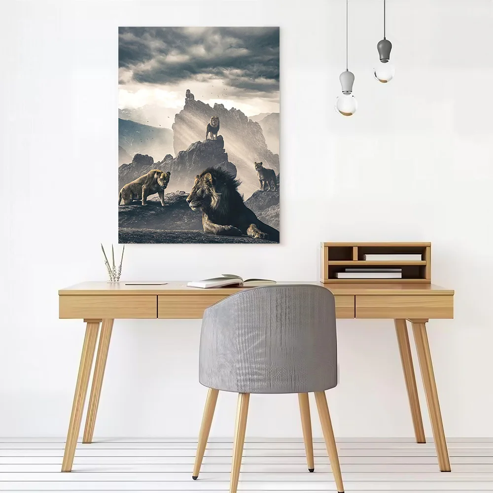Pride Rock Poster Canvas Wall Art Custom Photo Print Modern Painting for Fans Specialty and Themed Home Decor Living Room Mural
