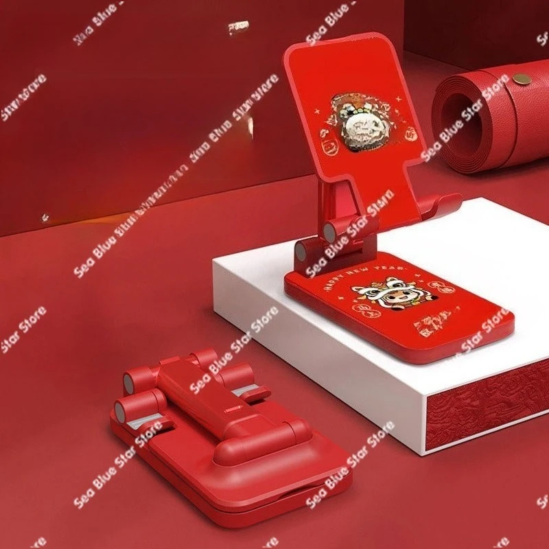 Desktop mobile phone holder, telescopic folding multi-function mobile phone holder