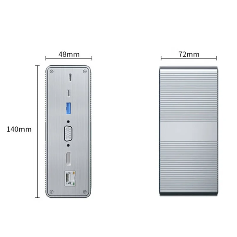 Doca de expansão multi-interface AT82-Desktop 13 em 1 USB-C 3.0 Hub Docking Station com leitor de cartão SD TF e 100W PD Chargi