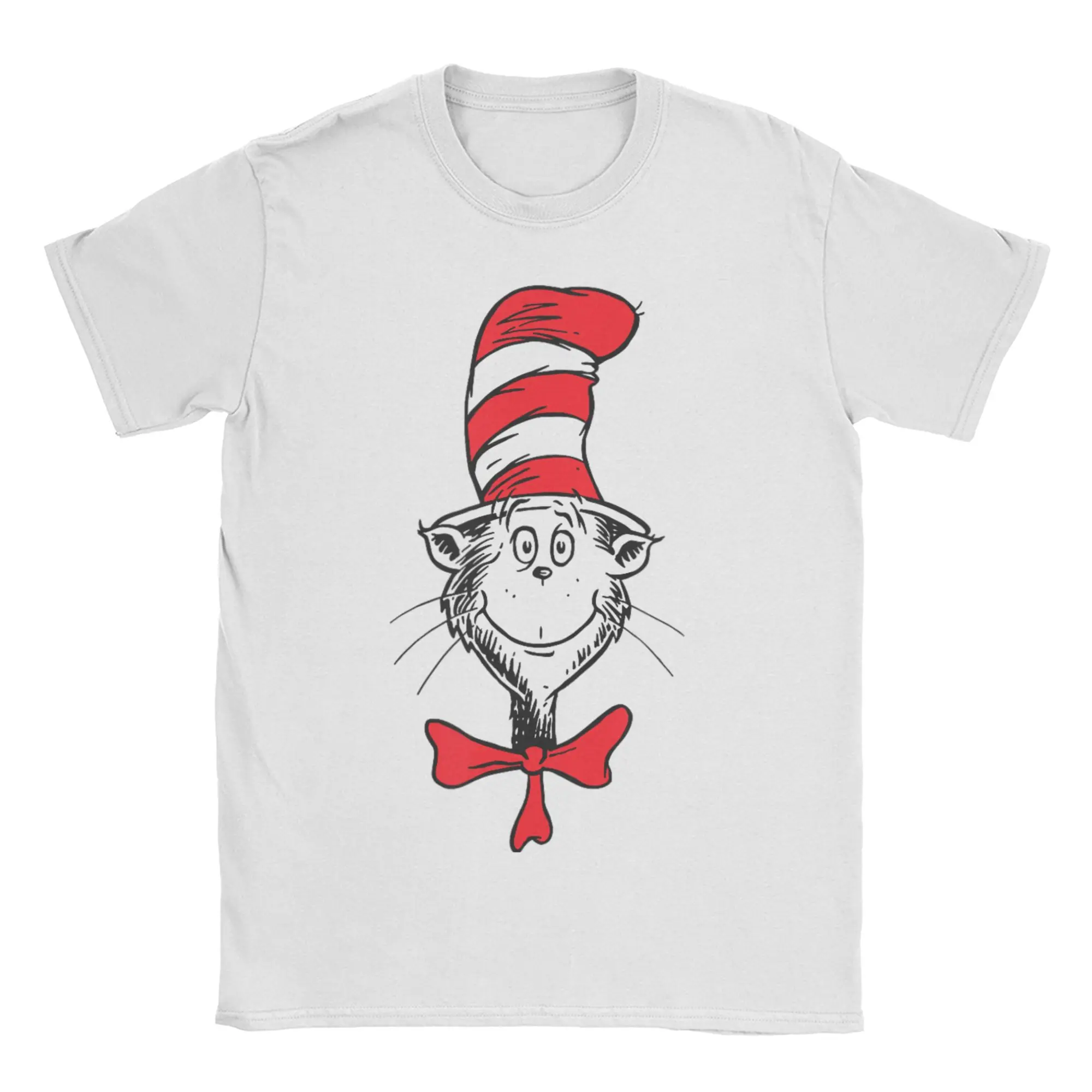 Men's T-Shirt Dr. Seuss Characters Read  Amazing Pure Cotton Tees Short Sleeve  T Shirt Crew Neck Clothing 4XL 5XL 6XL
