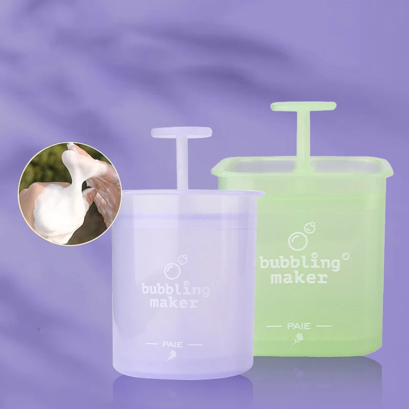 Portable Foaming Clean Tool Face Cleanser Shower Bath Shampoo Foam Maker Bubble Foamer Device