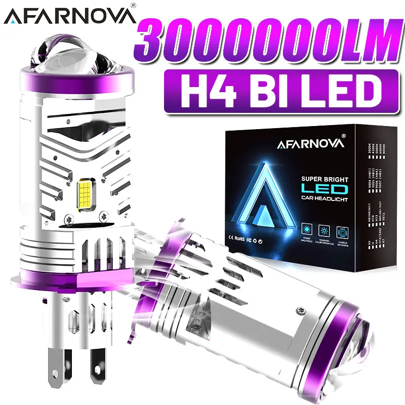 

3000 Вт 3000000LM Новый H4/9003/HB2 светодиодный проектор для фар Canbus супер яркий светодиод 6500K дальнего/ближнего света применяется для автомобиля и мотоцикла