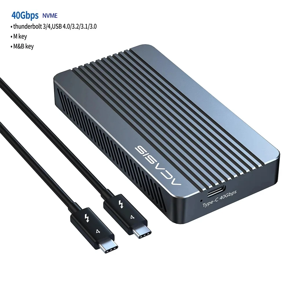ACASIS 40Gbps M.2 NVMe SSD Enclosure for M1 M2 Pro/Max Compatible
