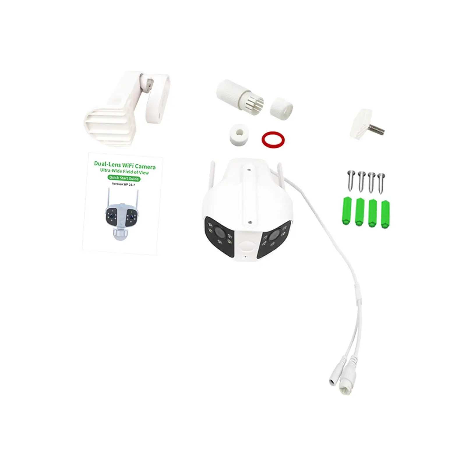 كاميرا مراقبة لاسلكية قابلة للتعديل ، حماية أمنية داخلية ، مراقبة الطفل ، كبار السن ، الحيوانات الأليفة ، شاشة مزدوجة ، IP65 مقاوم للماء